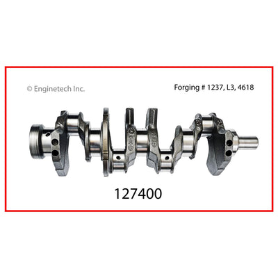 Enginetech Remanufactured Engine Crankshaft Kit with Main and Rod Bearings for Select 1990s Vehicles