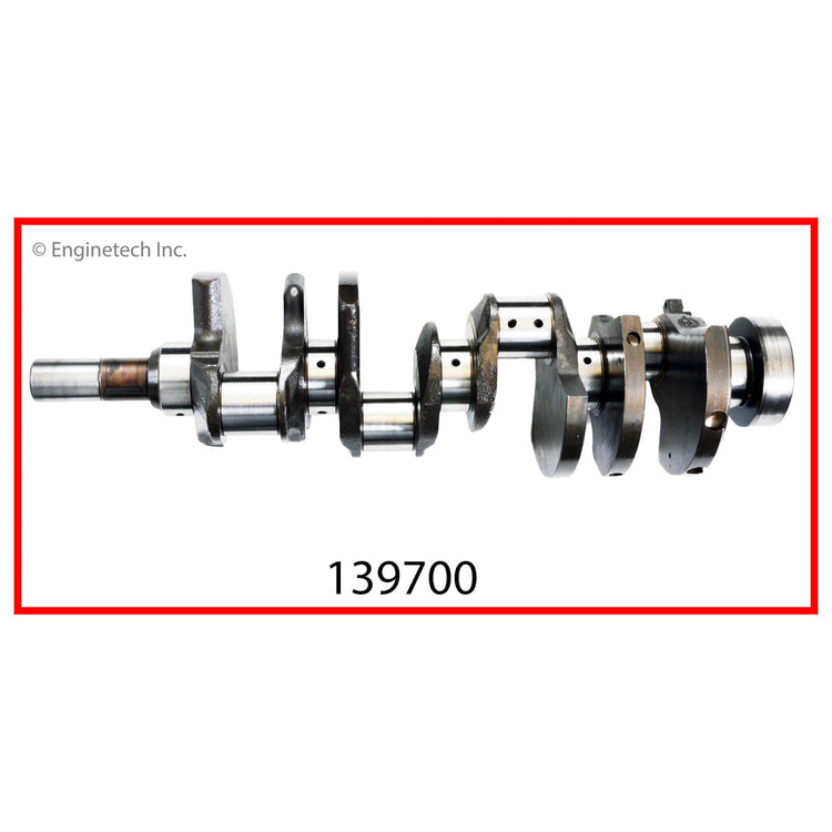 Enginetech Remanufactured Engine Crankshaft Kit with Main and Rod Bearings for Jeep and Dodge Trucks