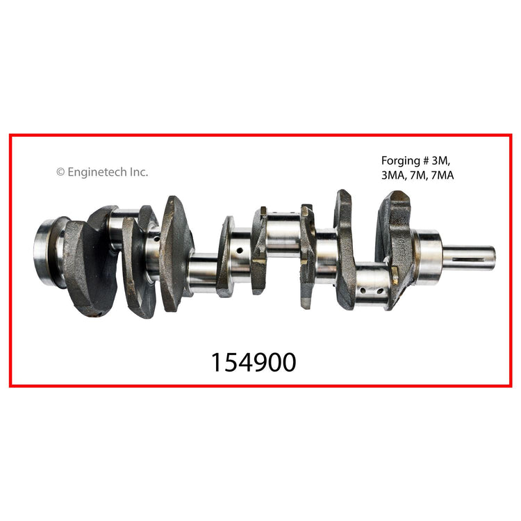 Enginetech Remanufactured Engine Crankshaft Kit with Main and Rod Bearings for Ford Broncos and More