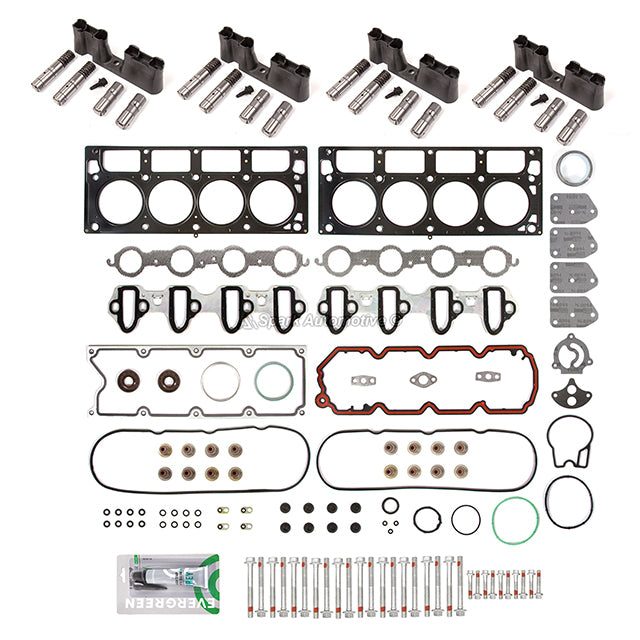 GM 5.3 AFM Lifter Replacement Kit Head Gasket Set, Head Bolts Lifters and Guides