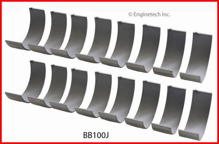 Enginetech BB100J.50 Engine Full Connecting Rod Bearing Set for High-Performance Engines