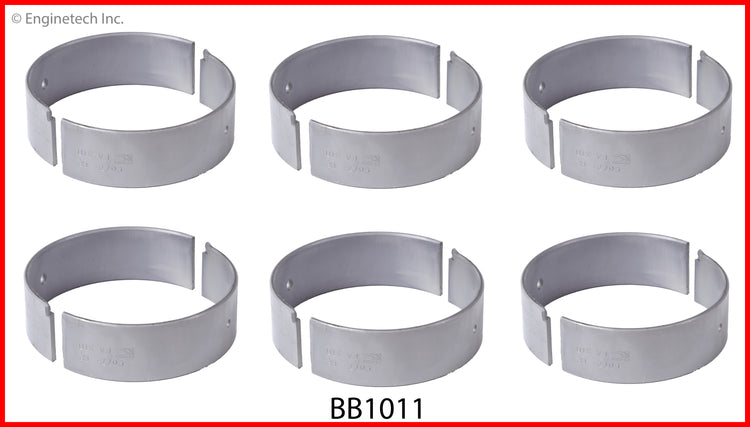 Enginetech BB1011STD Engine Full Connecting Rod Bearing Set for Nissan Vehicles