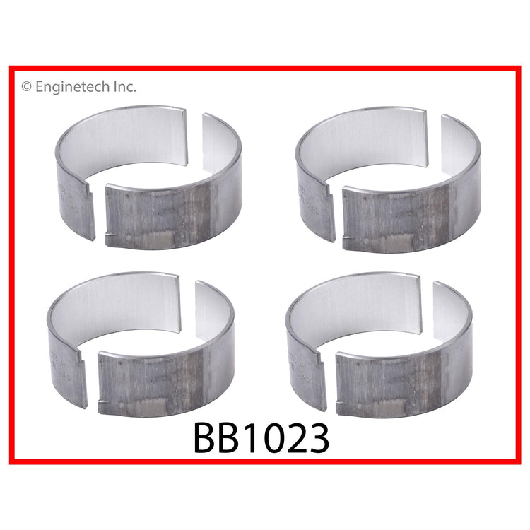 Enginetech BB1023STD Engine Full Connecting Rod Bearing Set for Hyundai Models