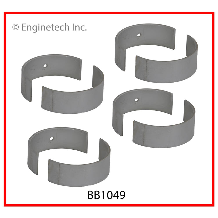 Enginetech BB1049STD Engine Full Connecting Rod Bearing Set for Nissan Vehicles