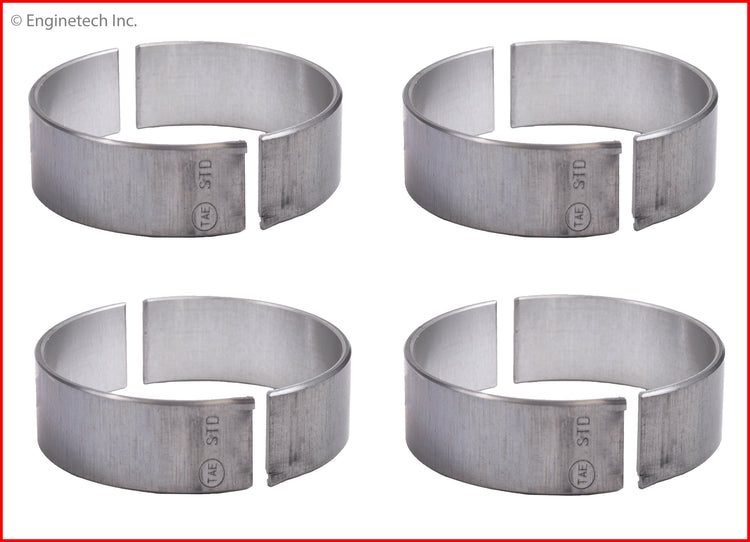 Enginetech BB1081.25 Engine Full Connecting Rod Bearing Set for Mazda Vehicles