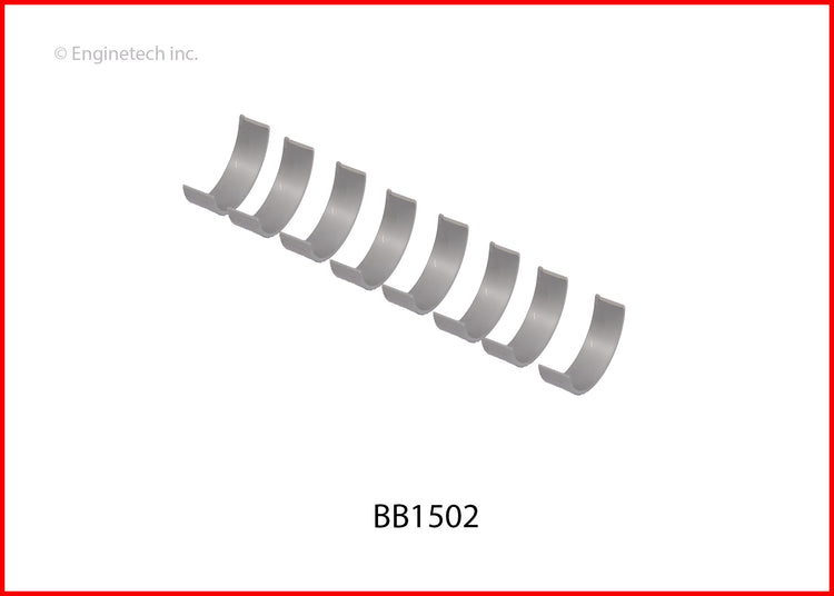 Enginetech BB1502.50 Engine Full Connecting Rod Bearing Set for Honda Models