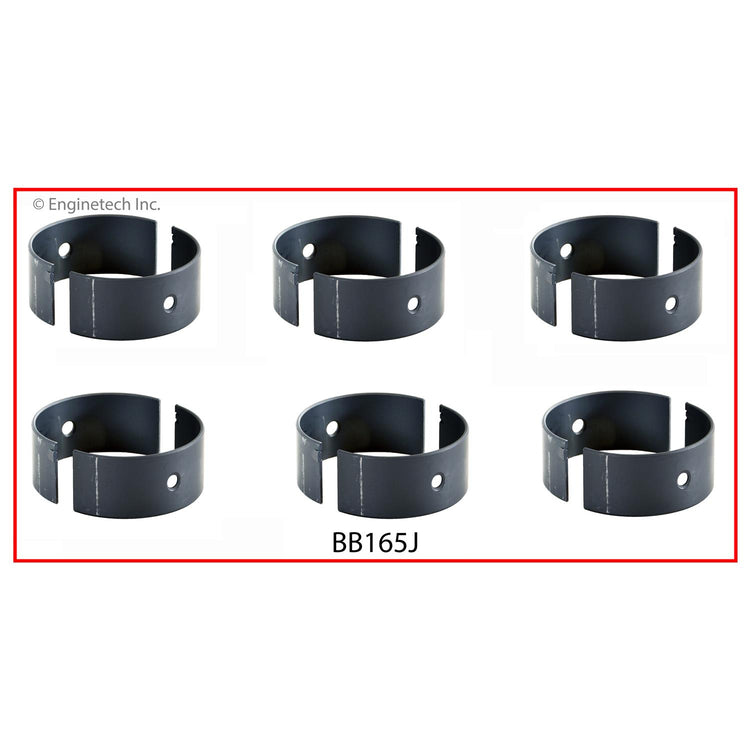 Enginetech BB165J030 Engine Full Connecting Rod Bearing Set for Classic Chevrolet Models
