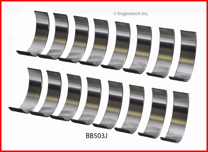 Enginetech BB503JSTD Engine Full Connecting Rod Bearing Set for Dodge and Jeep Models
