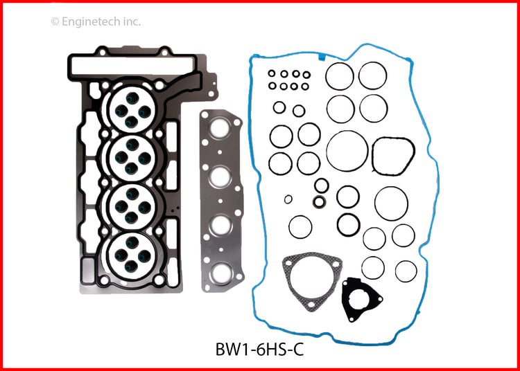 Enginetech BW1.6HS-C Engine Cylinder Head Gasket Set for Mini Cooper 2007-2010