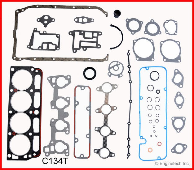 Enginetech C134T Full Gasket Set for GMC and Chevy Cars and Trucks