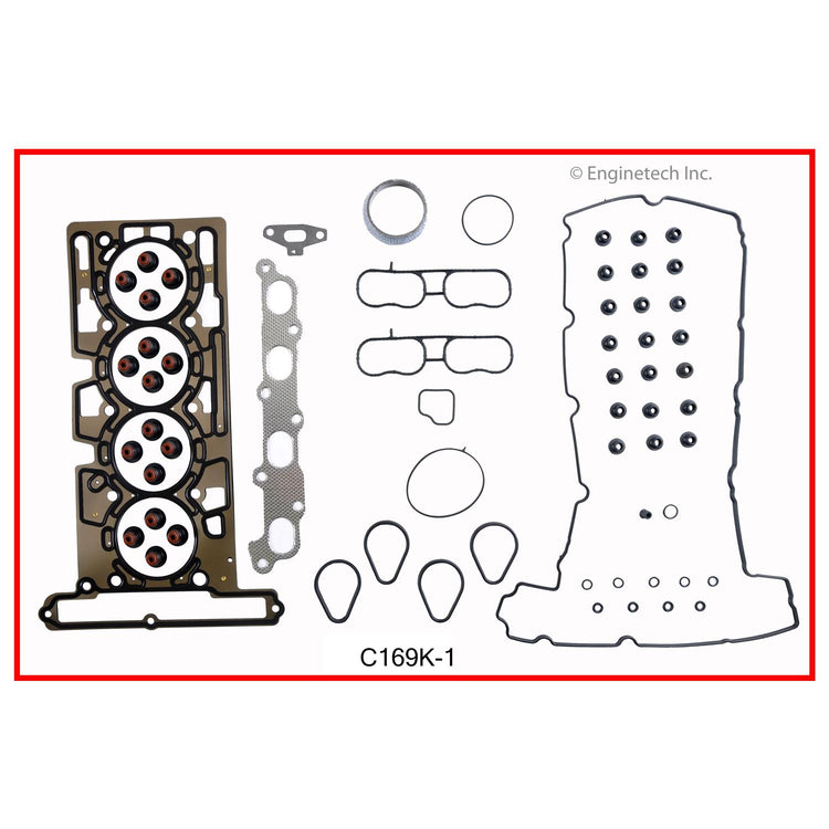 Enginetech C169K-1 Full Engine Gasket Set for GMC and Chevrolet Cars and Trucks