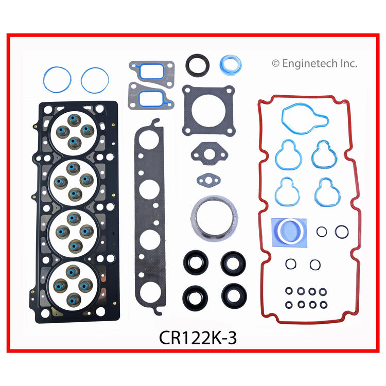 Enginetech CR122K-3 Engine Full Gasket Set for Dodge and Chrysler Vehicles