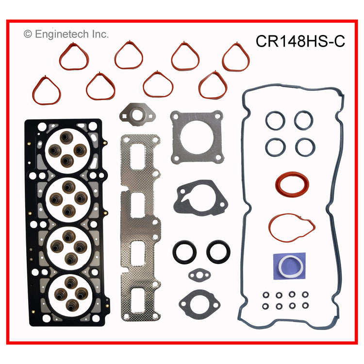 Enginetech CR148HS-C Engine Cylinder Head Gasket Set for Dodge and Chrysler Vehicles