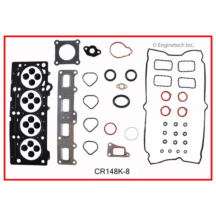 Enginetech CR148K-8 Engine Full Gasket Set for Dodge and Chrysler Vehicles