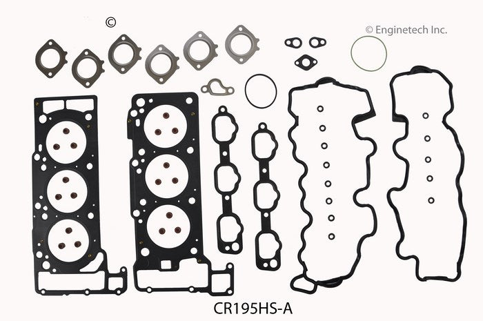 Enginetech CR195HS-A Engine Cylinder Head Gasket Set for Dodge and Chrysler Vehicles