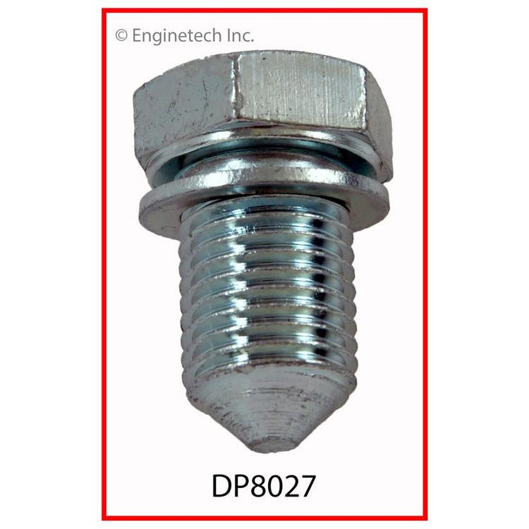 Enginetech Engine Oil Pan Oil Drain Plug - Part Number DP8027