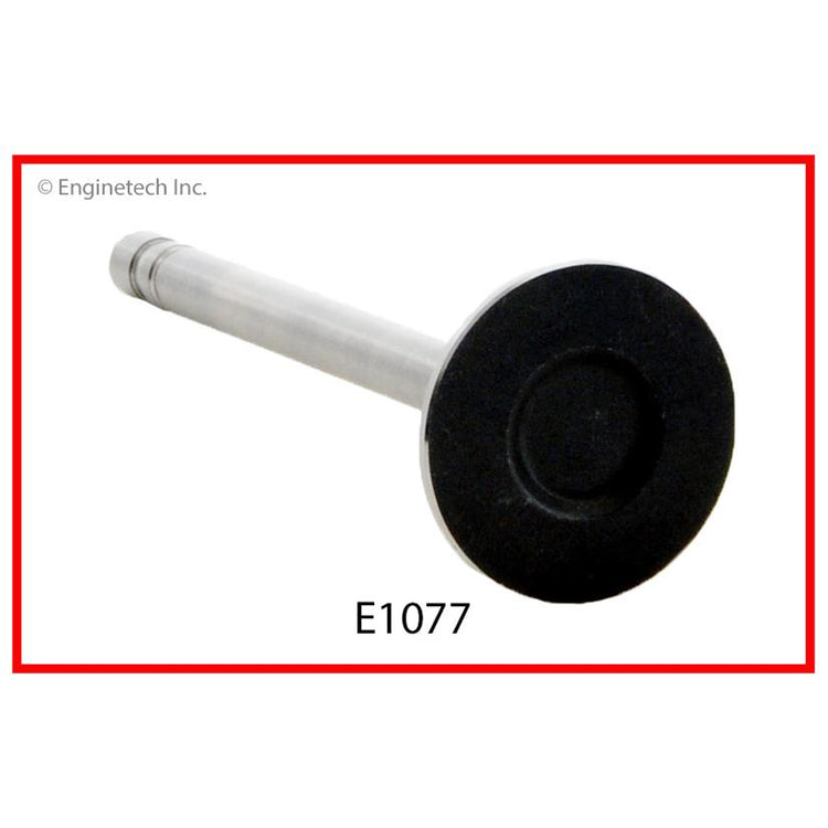 Enginetech E1077 Engine Exhaust Valve with Oversized Stem and Head