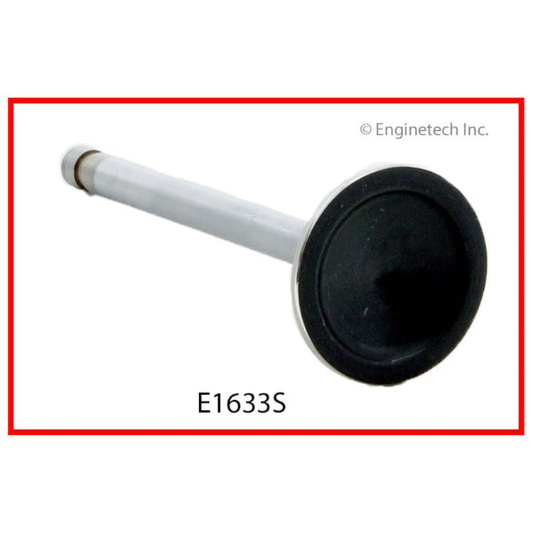 Enginetech E1633SB Oversized Engine Exhaust Valve with Stellite and Chrome Stem for Ford Classic Models