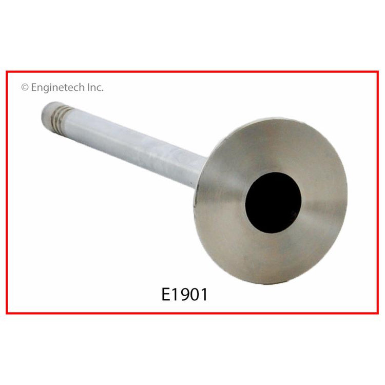 Enginetech E1901 Engine Exhaust Valve with Oversized Stem and Head for Ford EXP and Escort