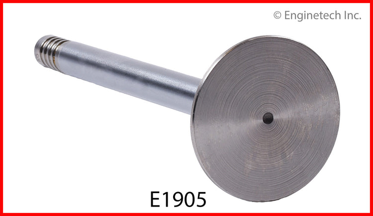 Enginetech E1905 Engine Exhaust Valve with Oversized Stem and Head for Ford Engines