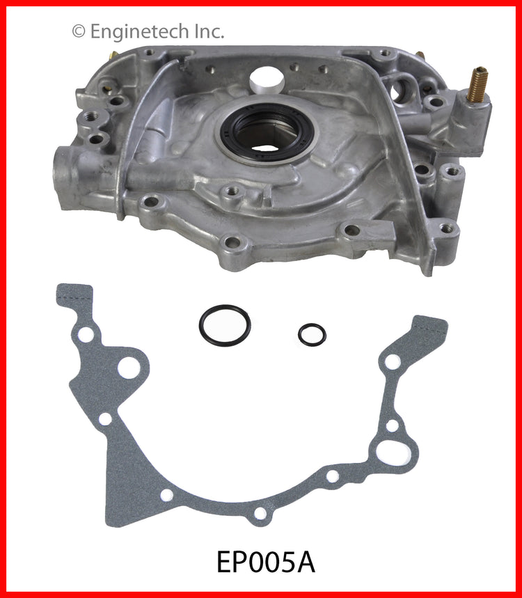Enginetech EP005A Engine Oil Pump with Gasket for Suzuki Sidekick and Chevrolet Metro