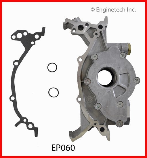 Enginetech EP060 Engine Oil Pump with Gasket for Nissan D21 and Pathfinder