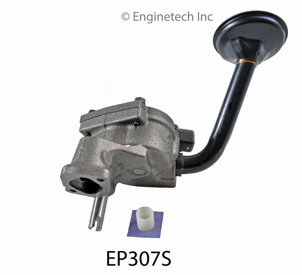 Enginetech EP307S Engine Oil Pump with Gear Drive and Cast Iron Housing for Chevrolet Silverado and GMC Sierra