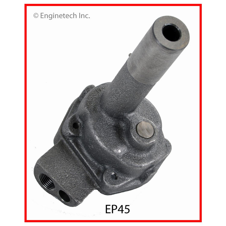 Enginetech EP45 Engine Oil Pump with Gasket for Chevrolet Vehicles