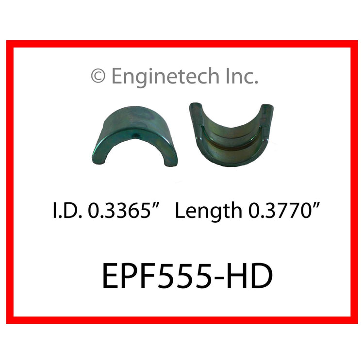 Enginetech EPF555-HD Engine Valve Spring Retainer Keeper for High-Performance Valve Train