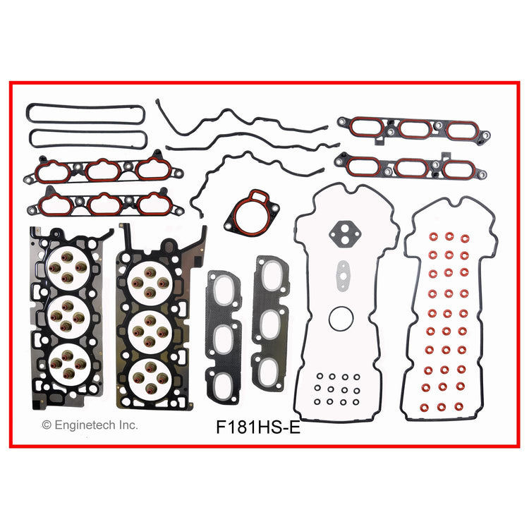 Enginetech F181HS-E Engine Cylinder Head Gasket Set for Ford, Lincoln, Mercury Vehicles
