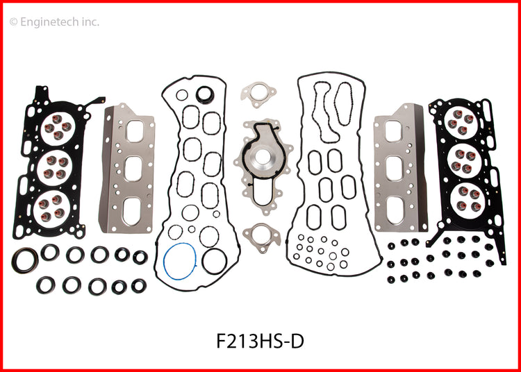 Enginetech F213HS-D Engine Cylinder Head Gasket Set for Ford and Lincoln Trucks and SUVs
