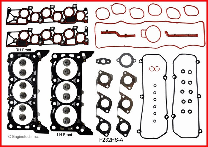 Enginetech F232HS-A Engine Cylinder Head Gasket Set for Ford Windstar (2000-2003)