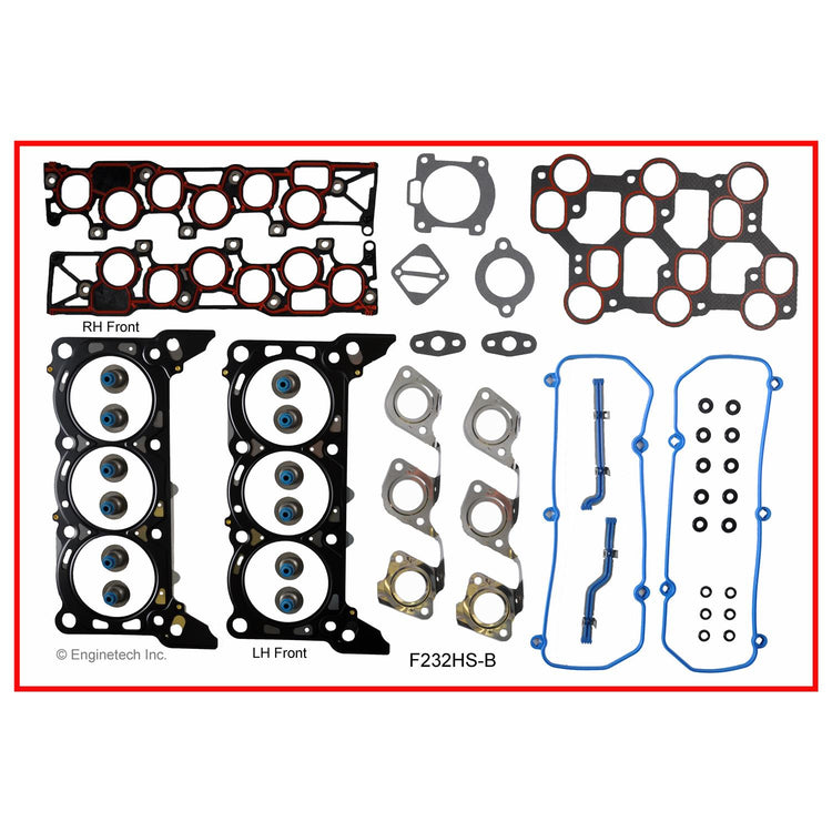 Enginetech F232HS-BWB Engine Cylinder Head Gasket Set for Ford Mustang and Trucks