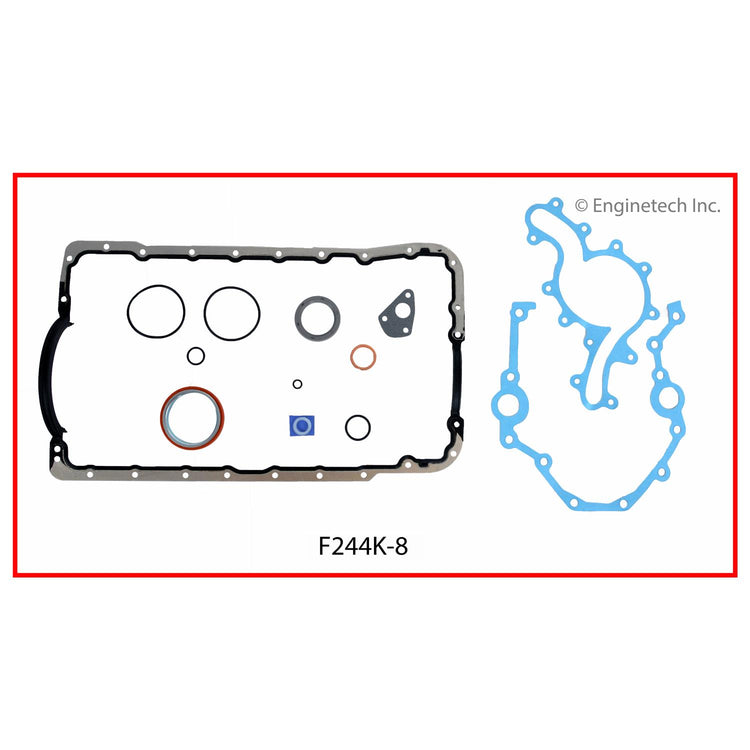 Enginetech F244K-8 Engine Full Gasket Set for Ford and Mazda Vehicles