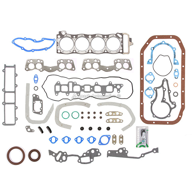 Full Gasket Set Pistons Bearings Fit 1982 Toyota Celica Pickup Corona 2.4L 22R