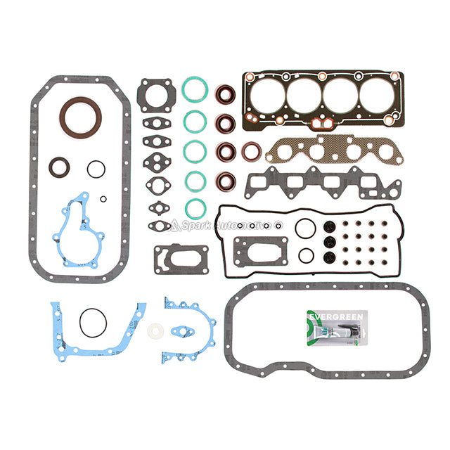 Full Gasket Set Pistons Bearings Fit 88-92 Geo Toyota Celica Corolla 1.6L 4AFE
