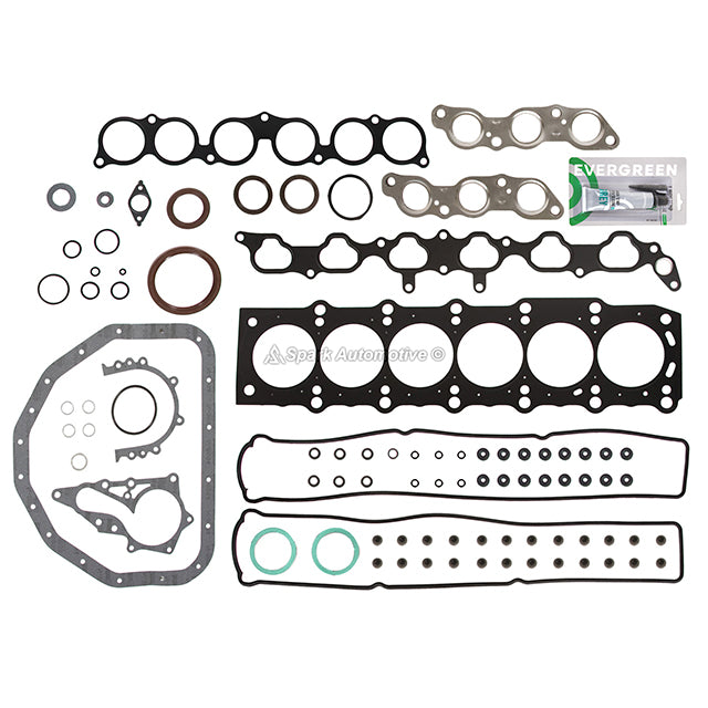 Full Gasket Set Pistons Bearings Fit 93-97 Lexus GS300 SC300 Toyota Supra 2JZGE