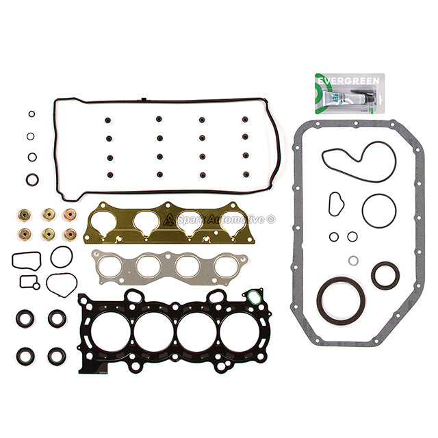 Full Gasket Set Pistons Bearings Fit 02-05 Honda Civic Acura RSX-Base K20A3