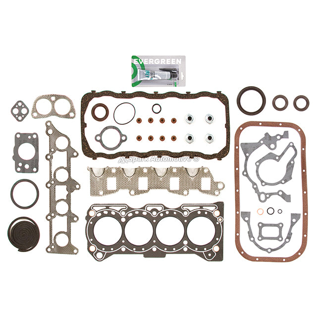 Full Gasket Set Pistons Bearings Fit 89-95 Geo Tracker Suzuki Sidekick 1.6