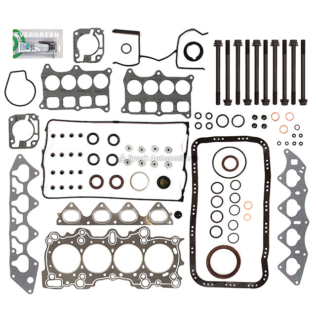 Full Gasket Set Intake Exhaust Valves Fit 94-01 Acura Integra 1.8L B18C5 B18C1