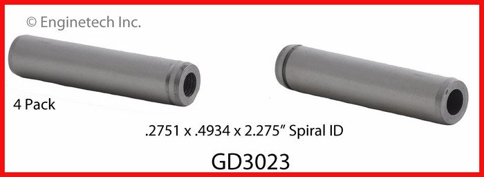 Enginetech GD3023 Engine Valve Guide - 4 Pack for Chrysler and Dodge Minivans