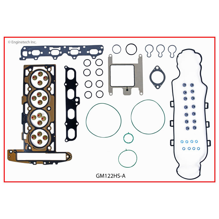 Enginetech GM122HS-A Engine Cylinder Head Gasket Set for GMC and Chevrolet Cars and Trucks