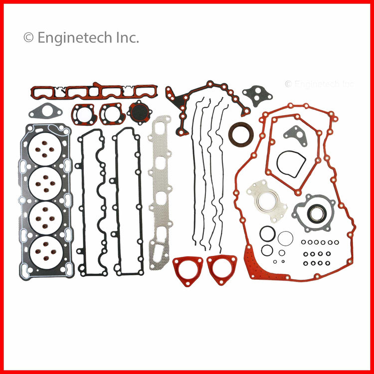 Enginetech GM146HS-A Engine Cylinder Head Gasket Set for GMC and Chevrolet Cars and Trucks