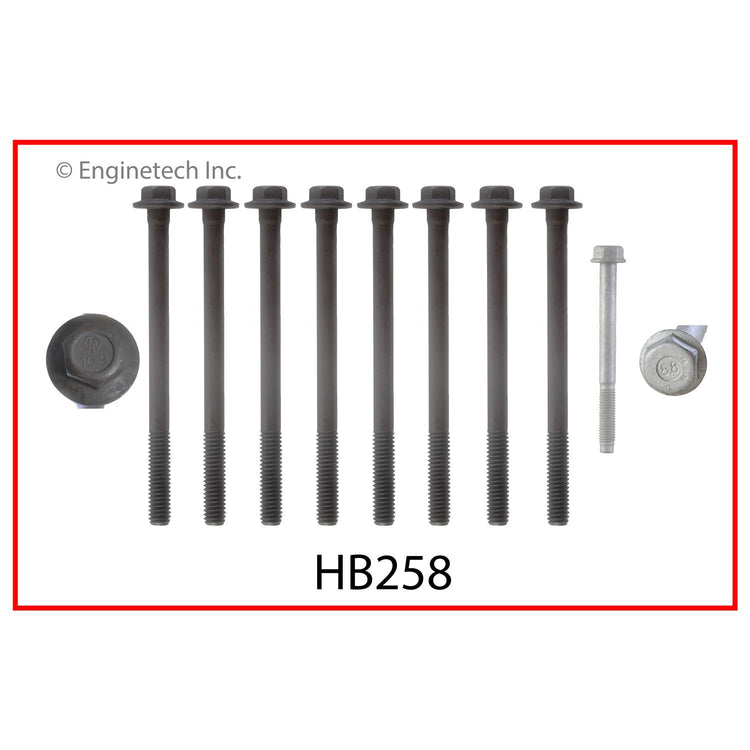 Enginetech Engine Cylinder Head Gasket Set for GMC and Chevrolet Vehicles - Part GM171HS-AWB