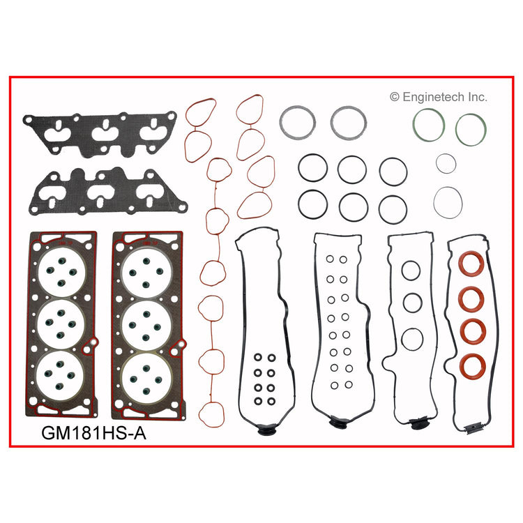 Enginetech GM181HS-A Engine Cylinder Head Gasket Set for GMC and Chevrolet Cars and Trucks