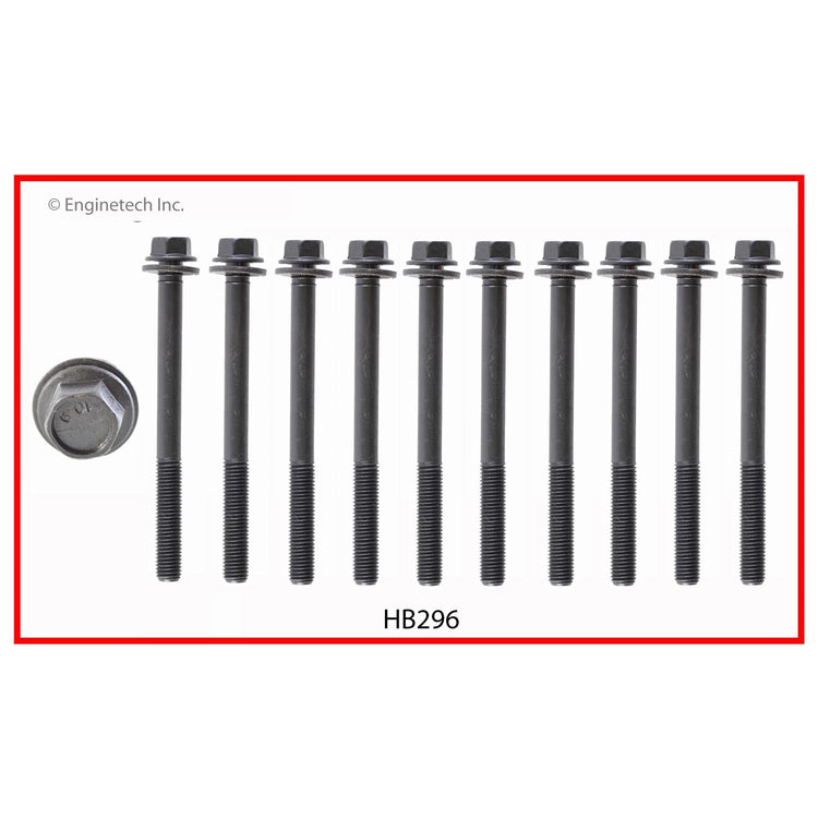 Enginetech HB296 Engine Head Bolt Set for Honda Civic (2001-2005)