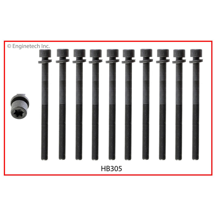 Enginetech HB305 Engine Head Bolt Set for Mitsubishi Outlander and Lancer (One Cylinder)