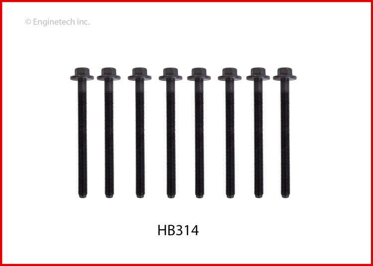 Enginetech HB314 Engine Head Bolt Set for One Cylinder