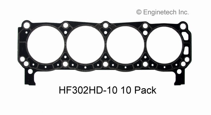 Enginetech HF302HD-10 Engine Cylinder Head Gasket for Ford Cars and Trucks