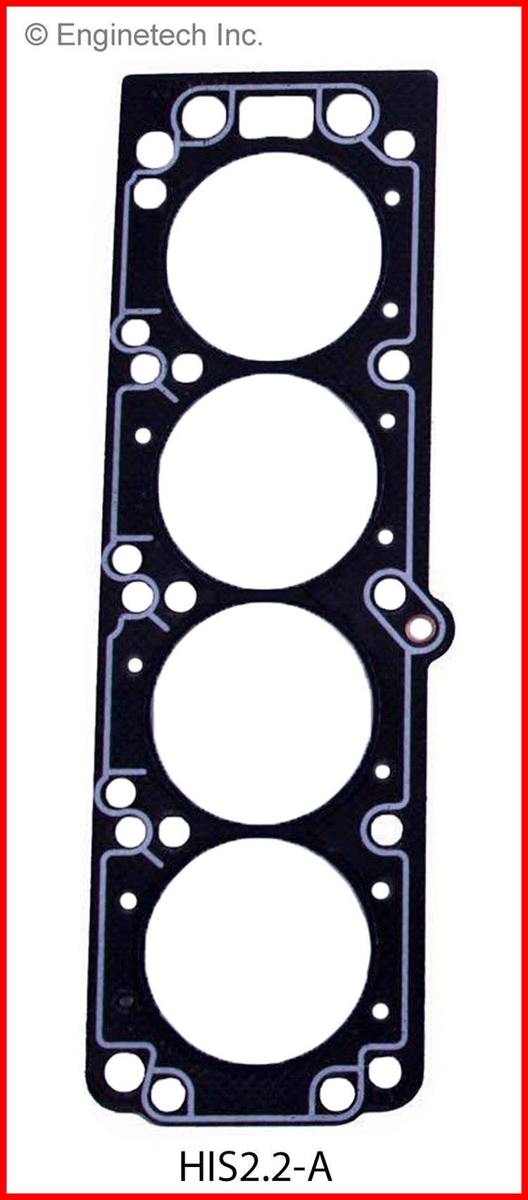 Enginetech HIS2.2-A Engine Cylinder Head Gasket for Isuzu Cars and Trucks